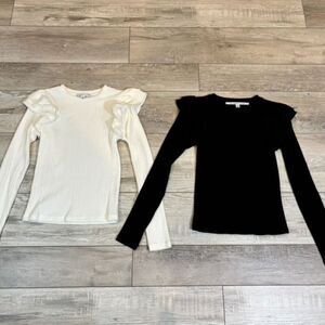 Celebrity pink fitted black and white tops/blouses size XS